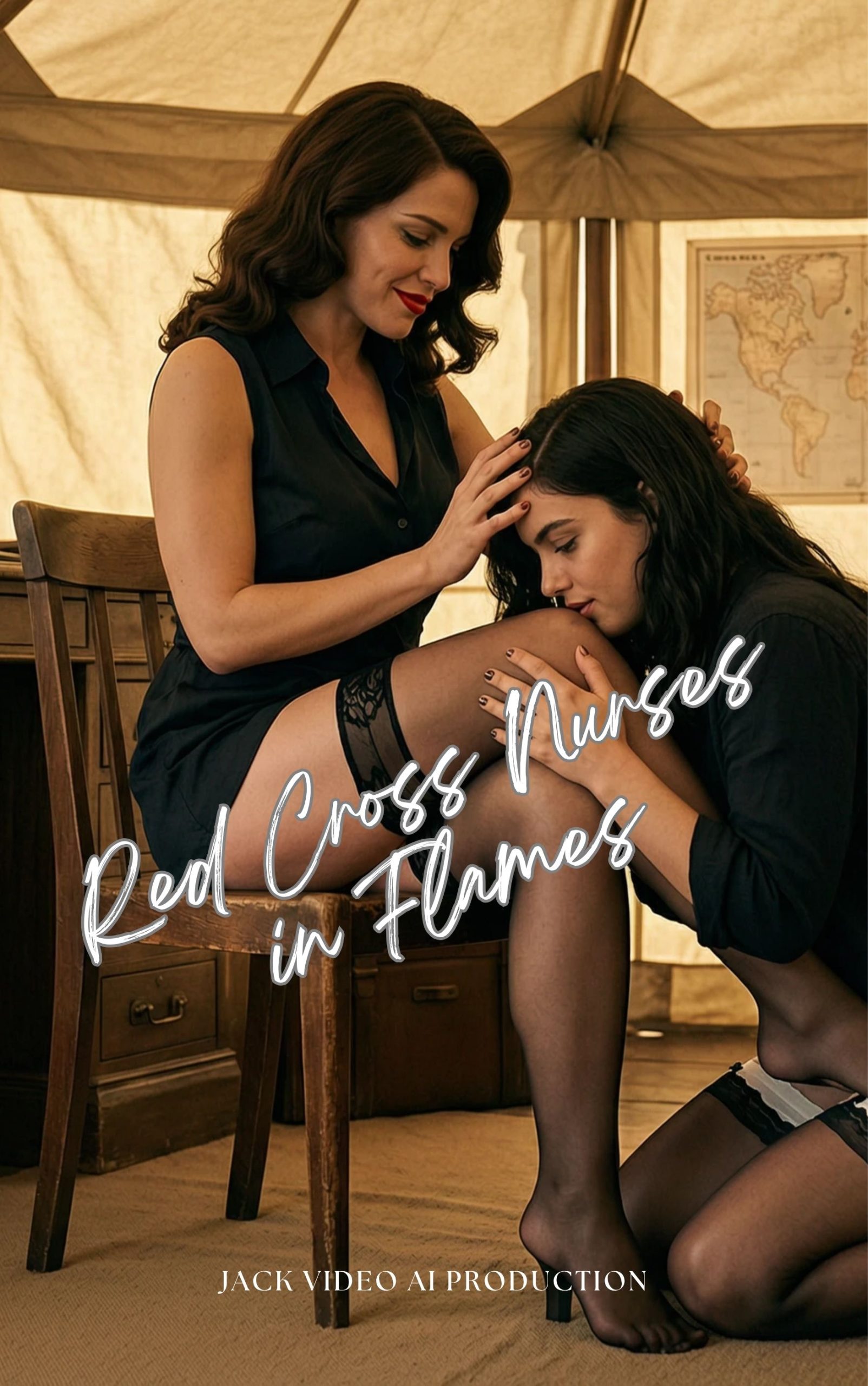 Red Cross Nurses in Flames